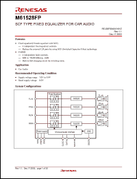Click here to download M61528FP Datasheet
