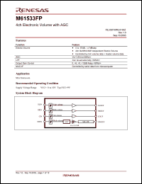 Click here to download M61533FP Datasheet