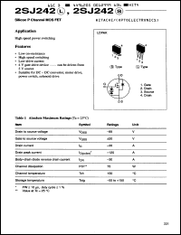 Click here to download 2SJ242S Datasheet