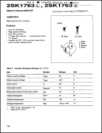 Click here to download 2SK1763L Datasheet
