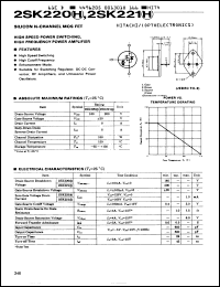 Click here to download 2SK221H Datasheet