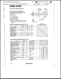 Click here to download 2SK398 Datasheet