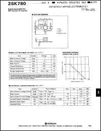 Click here to download 2SK780 Datasheet