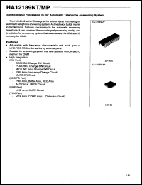 Click here to download HA12189NT Datasheet