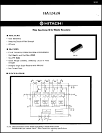 Click here to download HA12424P Datasheet