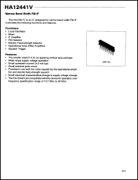 Click here to download HA12441V Datasheet