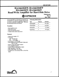 Click here to download HA166104T Datasheet