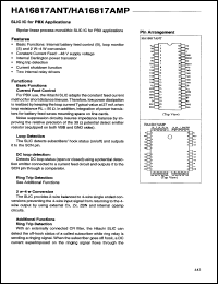 Click here to download HA16817NT Datasheet