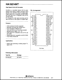 Click here to download HA19214NT Datasheet