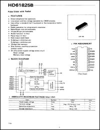 Click here to download HD61825 Datasheet