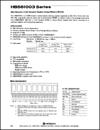 Click here to download HB561003A20 Datasheet