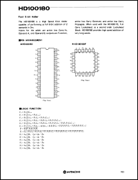 Click here to download HD100180F Datasheet