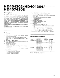 Click here to download HD404304A Datasheet