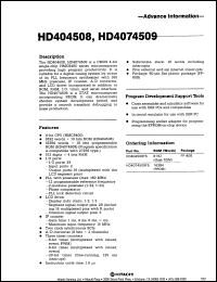 Click here to download HD4074509FS Datasheet