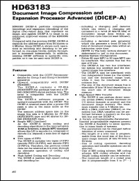 Click here to download HD63183P Datasheet