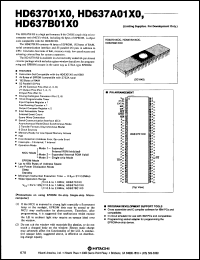 Click here to download HD63701X0P Datasheet