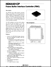 Click here to download HD64401CP Datasheet