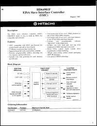 Click here to download HD64981F Datasheet