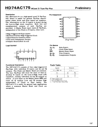 Click here to download HD74AC175FP Datasheet