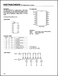 Click here to download HD74AC4024FP Datasheet