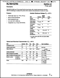 Click here to download HL7831HG Datasheet