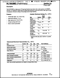 Click here to download HL7853MG Datasheet