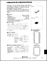 Click here to download HM100415CC Datasheet