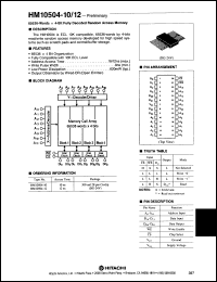 Click here to download HM10504-10 Datasheet