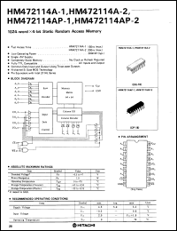 Click here to download HM472114AP1 Datasheet