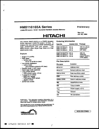 Click here to download HM5116165AJ8 Datasheet