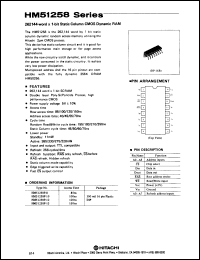 Click here to download HM51258P10 Datasheet