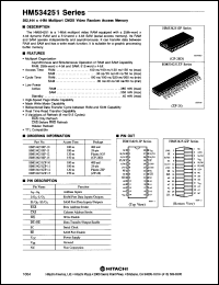 Click here to download HM534251JP11 Datasheet