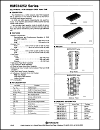 Click here to download HM534252JP11 Datasheet