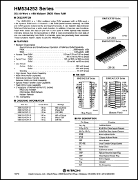 Click here to download HM534253JP15 Datasheet