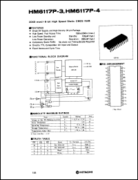 Click here to download HM6117FP4 Datasheet