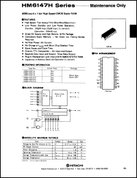 Click here to download HM6147LP3 Datasheet
