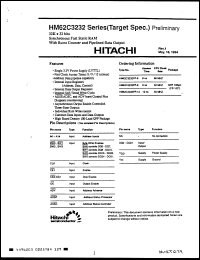 Click here to download HM62C3232FP12 Datasheet