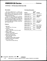 Click here to download HM62V9128LFP15SL Datasheet