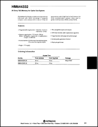 Click here to download HM644332G25 Datasheet