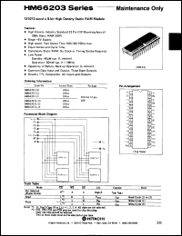 Click here to download HM66203L12 Datasheet