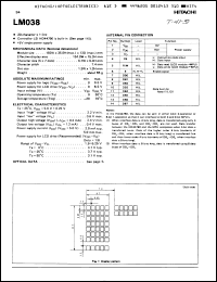 Click here to download LM038 Datasheet