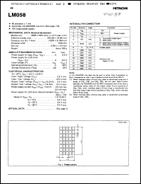Click here to download LM058 Datasheet