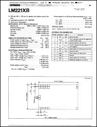 Click here to download LM221XB Datasheet