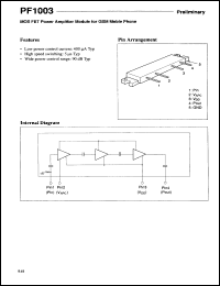 Click here to download PF1003 Datasheet