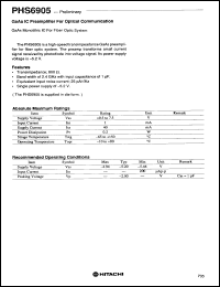 Click here to download PHS6905 Datasheet