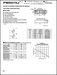 Click here to download PM5075J Datasheet