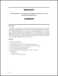 Click here to download HD66520TA0 Datasheet
