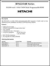 Click here to download HN62334BTT-15 Datasheet