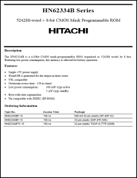 Click here to download HN62334BP-15 Datasheet