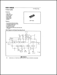 Click here to download HA11465A Datasheet